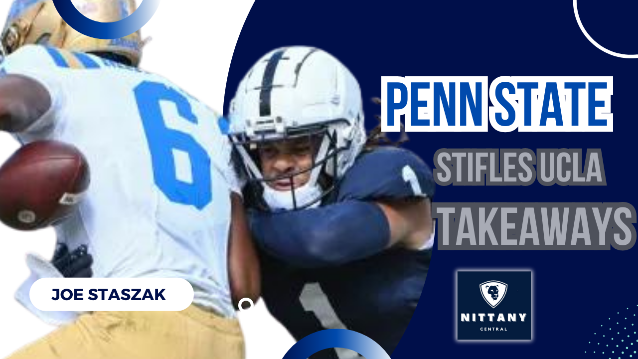 'Video thumbnail for Penn State Finds New Way to Win vs. UCLA | 3 Takeaways'